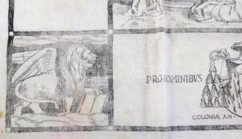 1942 Corporale (vagy korporálé) kölni érsekí címerrel. Belevarrt ereklyével. 50x38 cm 





Jo...