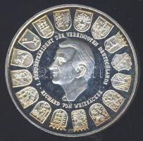 Németország 1990 "Richard von Weizsäcker" Ag 14,4g emlékérem T:PP