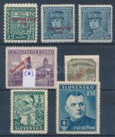Szlovákia 7 klf jobb bélyeg (Mi EUR 123.-)