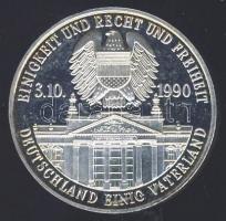 Németország 1990 "Richard von Weizsäcker" Ag 14,4g emlékérem T:PP