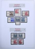 Ausztria Építmények special gyűjtemény, postatiszta és bélyegzett bélyegek színváltozatokkal, lemezh...