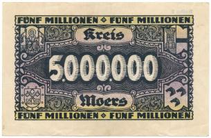 Németország / Weimari Köztársaság / Moers 1923. 5.000.000M T:F
Germany / Weimar Republic / Moers 19...