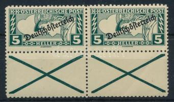 Ausztria Mi 253 C andráskeresztes pár (Mi EUR 1.000.-)