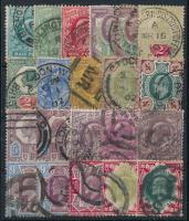 Anglia 21 klf VII. Edward bélyeg, színváltozattal (Gibbons GBP 597.-)