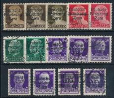 Zara 14 db (5 klf) bélyeg garancia nélkül (Mi EUR 238.-) / no guarantee