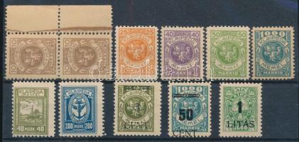 Memel 10 klf jobb bélyeg (Mi EUR 212.-)