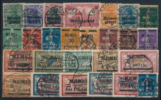 Memel 26 klf bélyeg (Mi EUR 327.-)