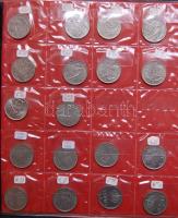 Spanyolország 1870-1997. Tartalmas! ~100 darabból álló klf éremgyűjtemény albumba rendezve T:vegyes