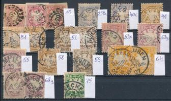 Bajorország 20 klf jobb klasszikus bélyeg, színváltozattal (Mi EUR 191.-)