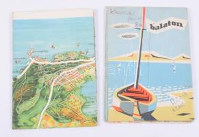 Balaton, Tihany két retro térkép