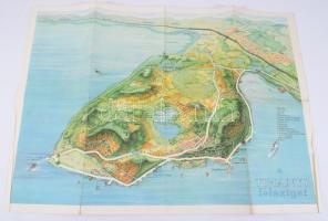 Balaton, Tihany két retro térkép