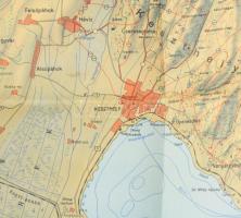 Balaton, Tihany két retro térkép