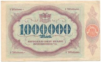 Németország / Weimari Köztársaság / Duisburg 1923. 1.000.000M T:F
Germany / Weimar Republic / Duisb...