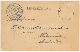 1900 Sepsiszentgyörgy, Sfantu Gheorghe; Városháza, üzletek, Fiúárvaház, dohánygyár (bérpalota), a vá...