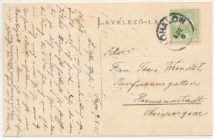 1915 Kőhalom, Reps, Rupea; vár. Johanna Gunesch kiadása / castle (fl)