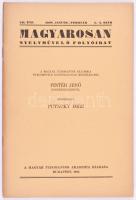 1932-1944 Magyarosan nyelvművelő folyóirat szórványszámai, összesen kb. 45 db, változó állapotban