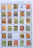 Sok ezer magyar és külföldi bélyeg 17 db A5-ös cserefüzetben, dobozban