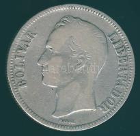 Venezuela 1886. 5B (Gram 25) "Bolivar" balra Ag T:3