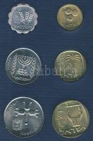 Izrael 1971. 1A-1L 6klf db, szettben T:1 tanúsítvánnyal!