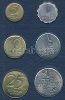 Izrael 1971. 1A-1L 6klf db, szettben T:1 tanúsítvánnyal!