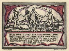 Németország 1922 Randow 12 db-os teljes sorozat T:1