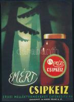 ca 1950 Emért csipkeíz kisplakát 17x24 cm