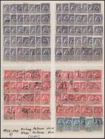 1926-1932 Keskeny Madonna 132 db bélyeg (benne 6 sor) + Nagy Madonna 80 db 1P + 2P bélyeg (52.800)