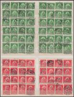 1926-1932 Keskeny Madonna 132 db bélyeg (benne 6 sor) + Nagy Madonna 80 db 1P + 2P bélyeg (52.800)