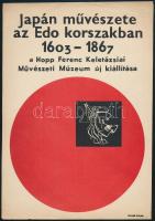 1960 Japán művészete az Edo korszakban villamosplakát, lapszéli apró szakadásokkal, 14x27 cm