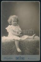 Mai Manó kabinetfotó 11x17 cm