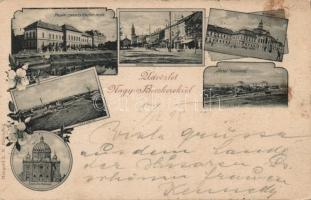 1898 Nagybecskerek with synagogue and steel mill