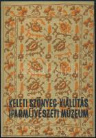 ca 1960 Keleti szőnyeg kiállítás kisplakát 17x24 cm beszakadással