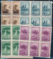 1947 Repülő (VI.) 4 klf érték 6-os tömbökben (15.600)