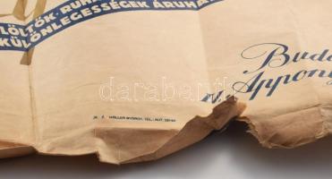 cca 1930 Lipcsei Vilmos női felöltők, ruhák, blousok, pongyola különlegességek áruháza reklám papírs...