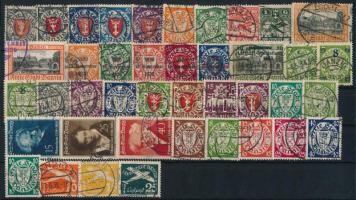 Danzig 1924-1938 41 klf bélyeg (Mi EUR 459.-)