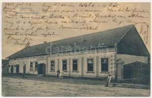 1913 Bálinc, Balint; Takarékpénztár. Kugel Károly fényképész felvétele / savings bank (EK)