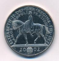 Nagy-Britannia 2002. 5P Cu-Ni "II. Erzsébet uralkodásának aranyjubileuma" T:AU,XF kis ph. Great Britain 2002. 5 Pounds Cu-Ni "Elisabeth II Golden Jubilee" C:AU,XF small edge error Krause KM#1024