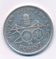 1992. 200Ft Ag "MNB" T:XF Adamo F13