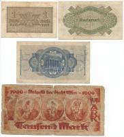 Német Birodalom / Weimari Köztársaság 1922. 1000M + Német Harmadik Birodalom DN (1939-1944) 1M + 2M ...