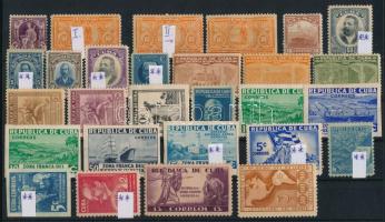 Kuba 1899-1944 28 klf jobb bélyeg (Mi EUR 182.-)