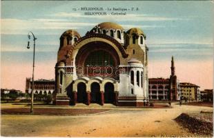 Heliopolis; La Basilique / Cathedral of Our Lady of Heliopolis, neo-byzantine architecture.