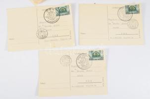 1940 Erdély, összesen 40 db "Visszatért" bélyegzés 20 különböző városból (Bánffyhunyad, Be...