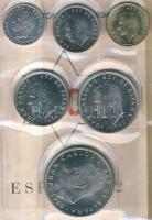 Spanyolország 1982. "Labdarugó VB" szett 6 klf db 0,50P-100P T:1 tanúsítvánnyal!