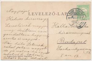 1911 Nagybánya, Baia Mare; Fő tér, üzletek. Kovács Gyula kiadása / main square, shops (EK)