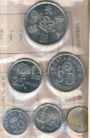 Spanyolország 1982. "Labdarugó VB" szett 6 klf db 0,50P-100P T:1 tanúsítvánnyal!