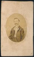 cca 1850-1860 Csillag József portréja, talbotípia, 10x6 cm