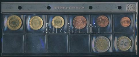 Málta 2008. 1c,2c,5c,10c,20c,50c,1€,2€ komplett sor! T:1