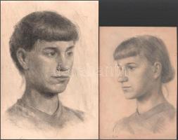 Gönczi Béla (1934-): 5 db tanulmányrajz. Ceruza, papír, egyik jelzett, 20,5x15 és 30x21 cm közötti méretekben