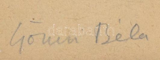 Gönczi Béla (1934-): 5 db tanulmányrajz. Ceruza, papír, egyik jelzett, 20,5x15 és 30x21 cm közötti m...