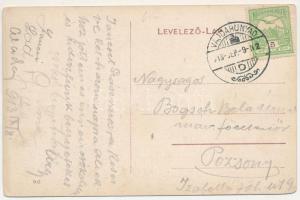 1913 Vajdahunyad, Hunedoara; Vasgyári hivatalház / iron factory office (EK)